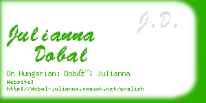 julianna dobal business card